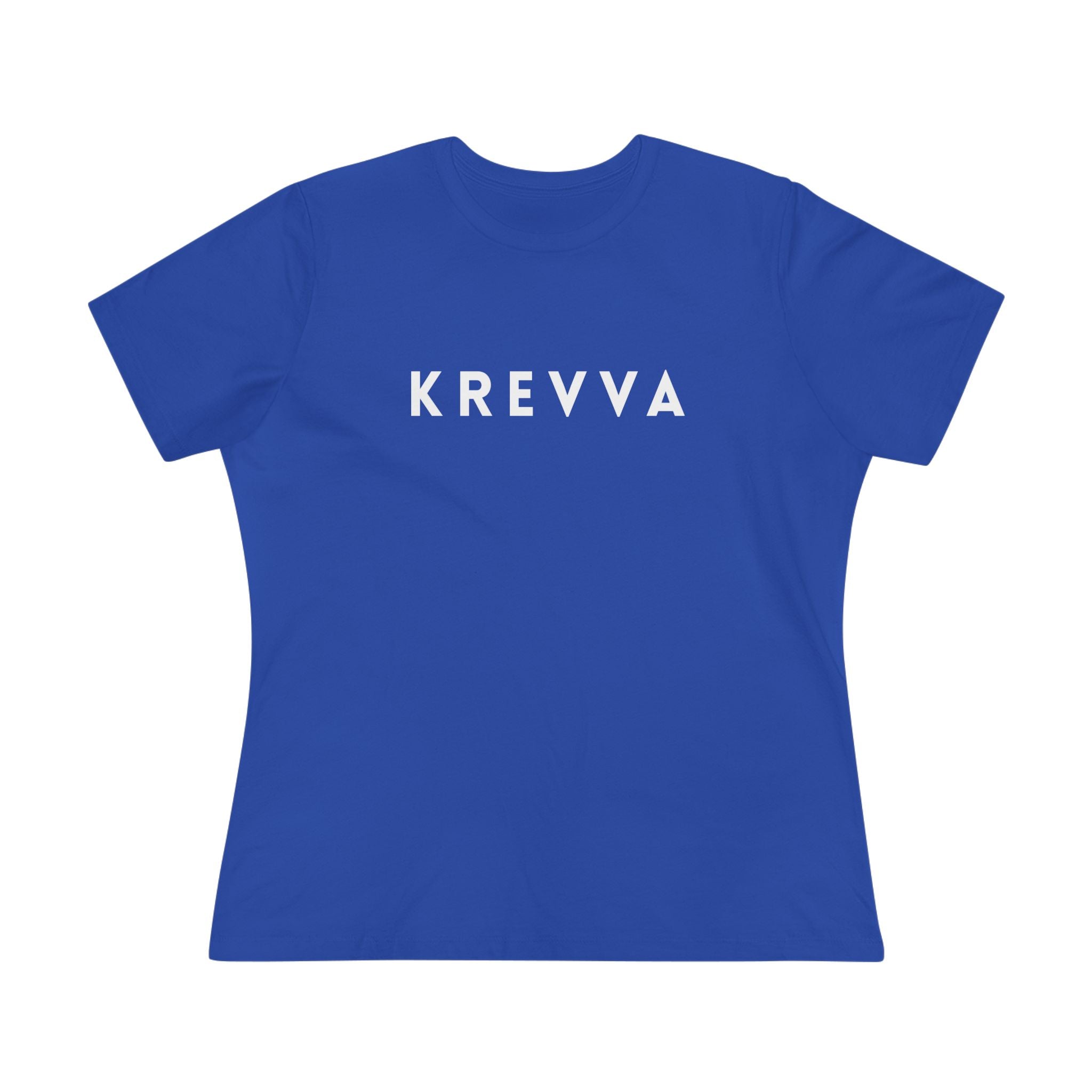 KREVVA Women's Tee - Minimalist Logo Cotton T-Shirt