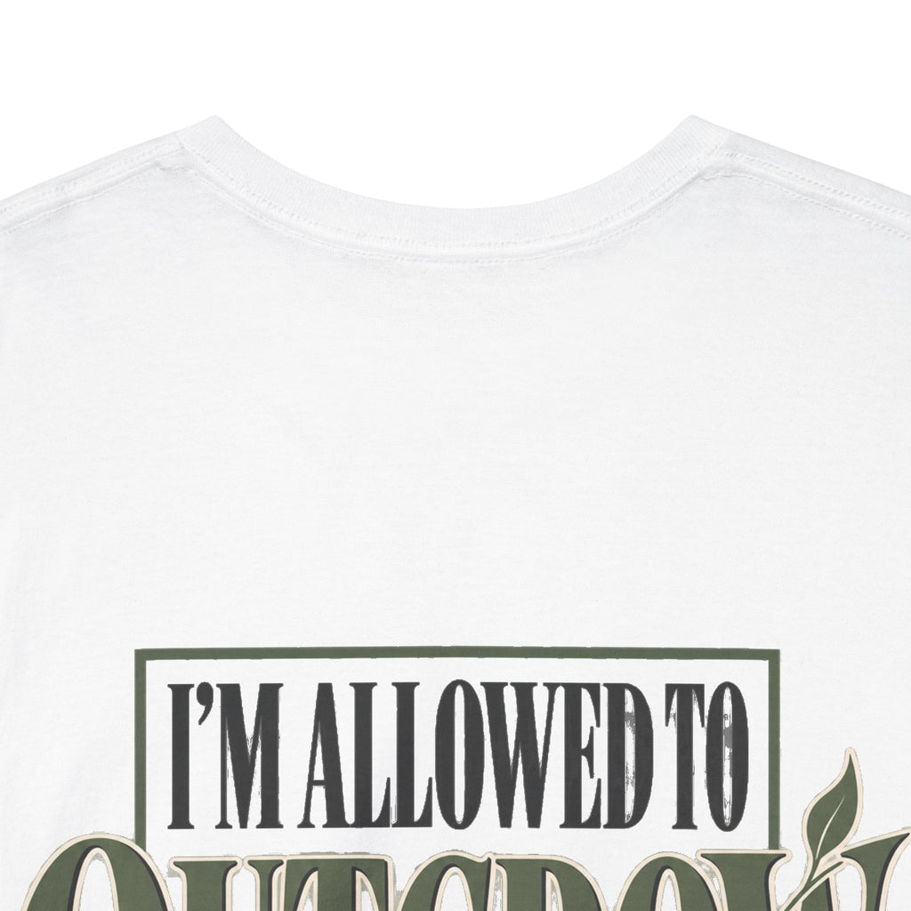 T-Shirt — "I'm Allowed to Outgrow What Once Fit" Motivational Graphic Tee
