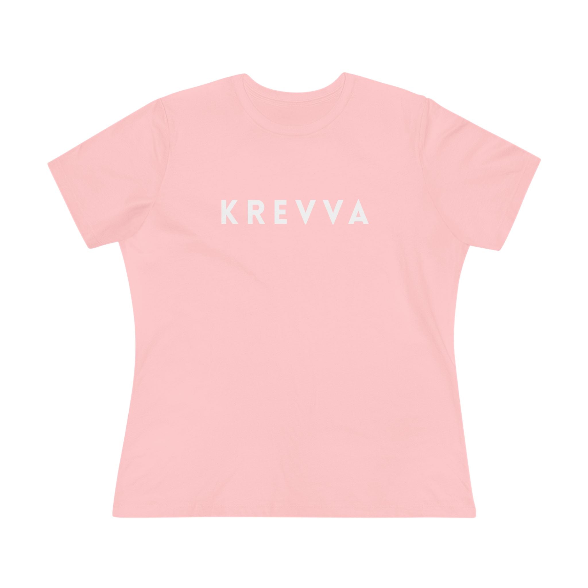 KREVVA Women's Tee - Minimalist Logo Cotton T-Shirt