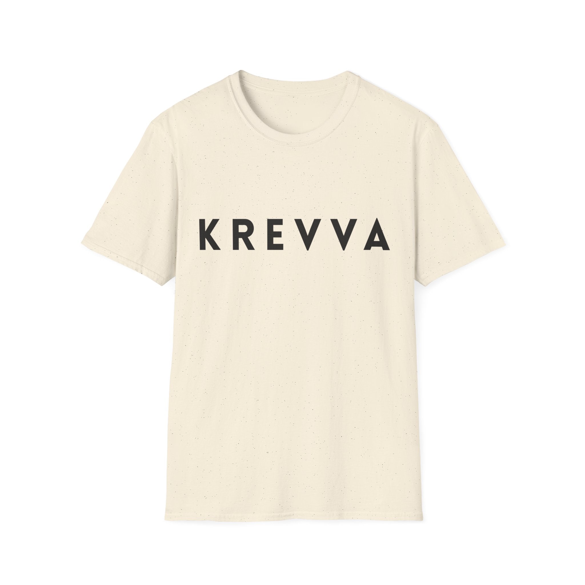 KREVVA Logo T-Shirt — Minimalist Bold Lettering Tee