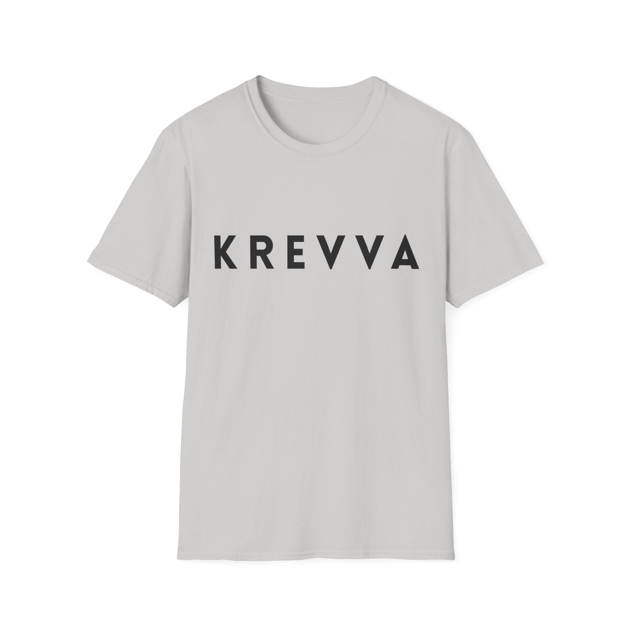 KREVVA Logo T-Shirt — Minimalist Bold Lettering Tee