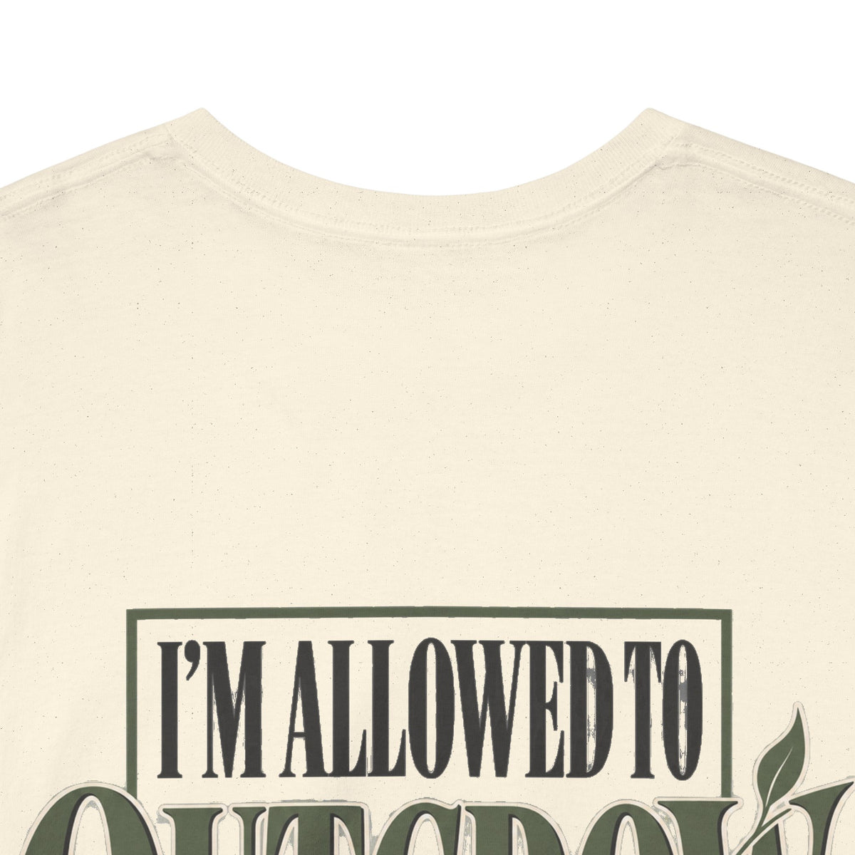T-Shirt — "I'm Allowed to Outgrow What Once Fit" Motivational Graphic Tee