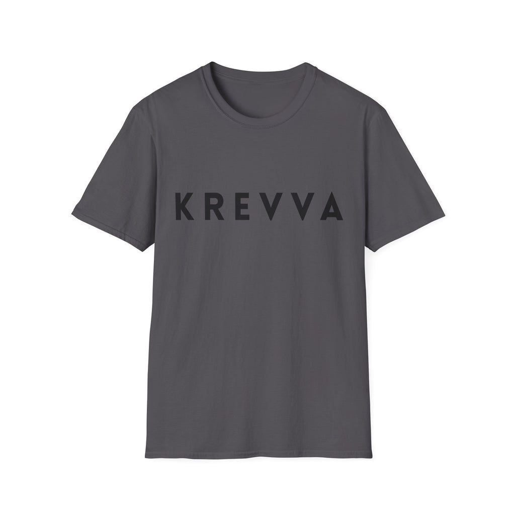 KREVVA Logo T-Shirt — Minimalist Bold Lettering Tee