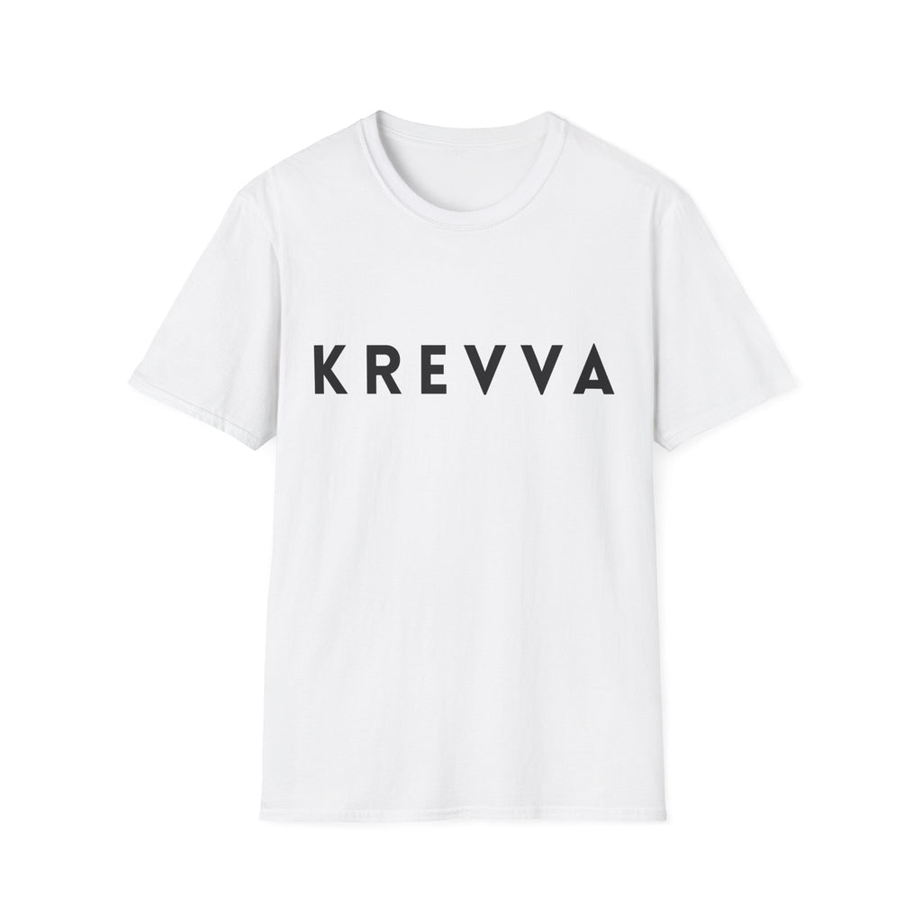 KREVVA Logo T-Shirt — Minimalist Bold Lettering Tee