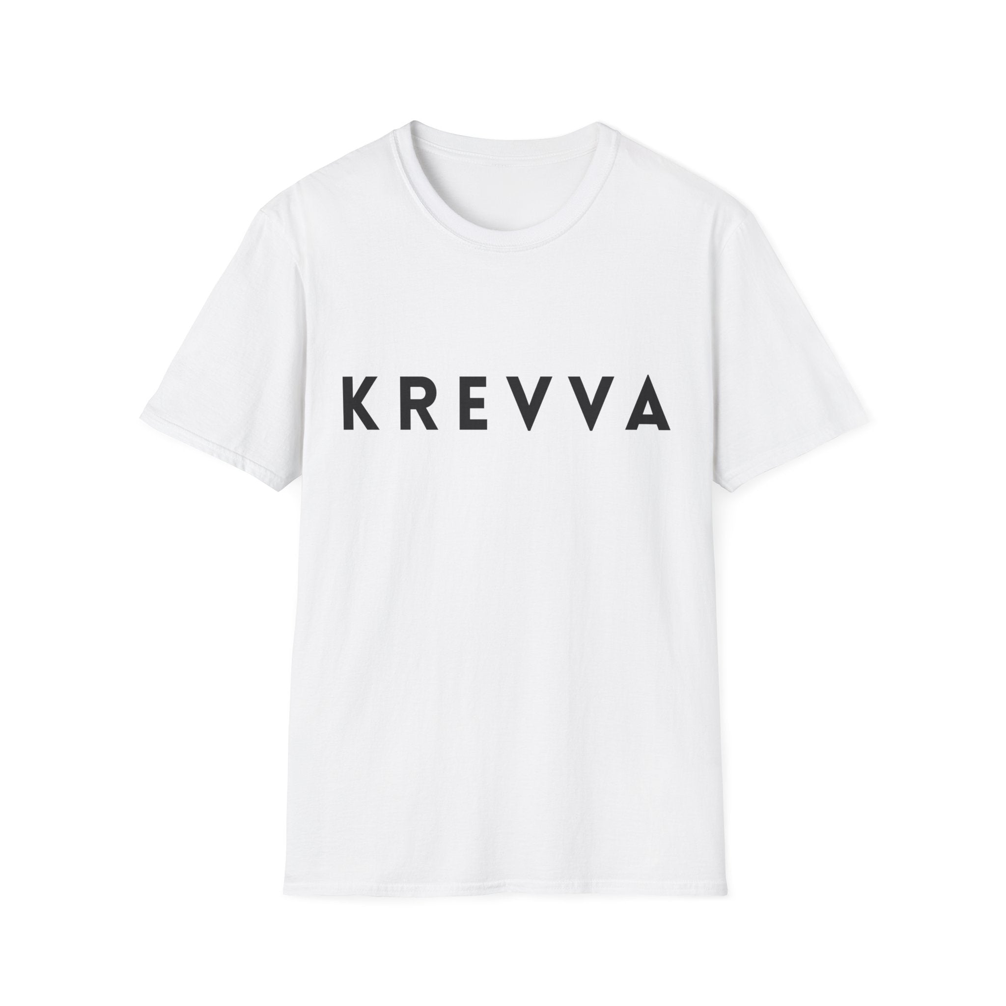 KREVVA Logo T-Shirt — Minimalist Bold Lettering Tee