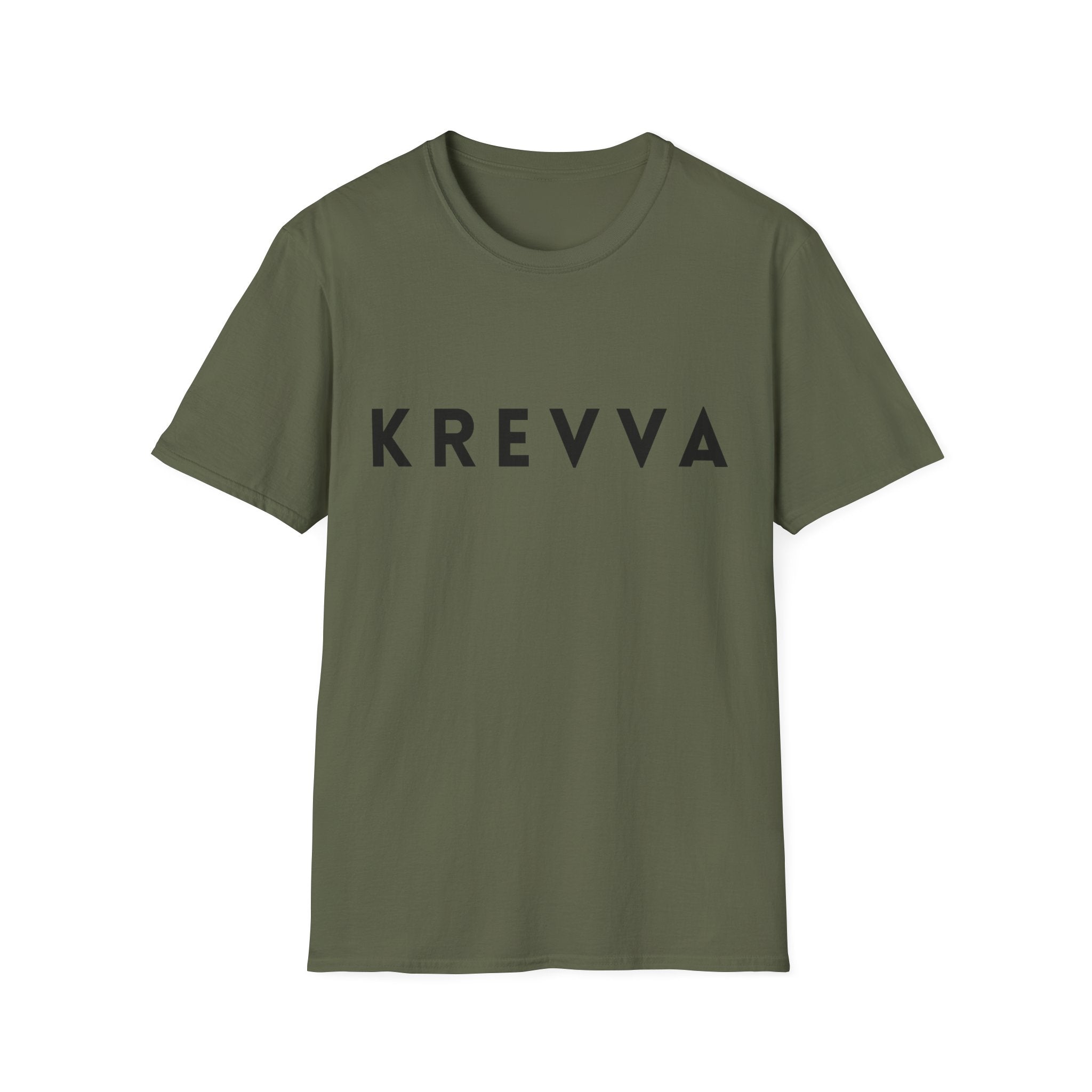 KREVVA Logo T-Shirt — Minimalist Bold Lettering Tee