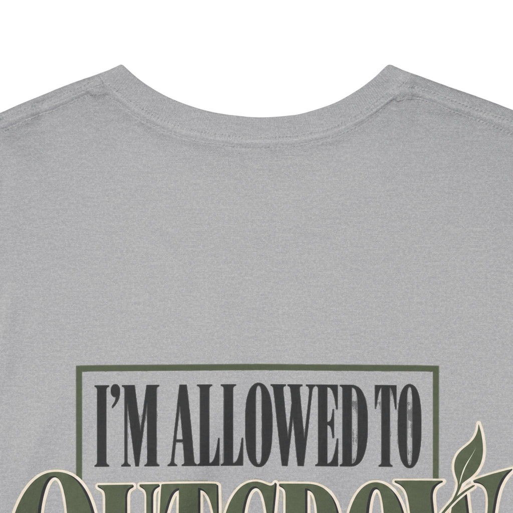T-Shirt — "I'm Allowed to Outgrow What Once Fit" Motivational Graphic Tee