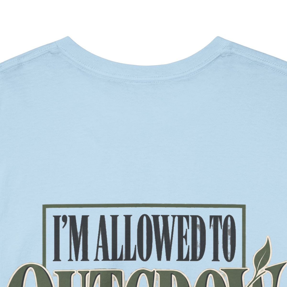 T-Shirt — "I'm Allowed to Outgrow What Once Fit" Motivational Graphic Tee