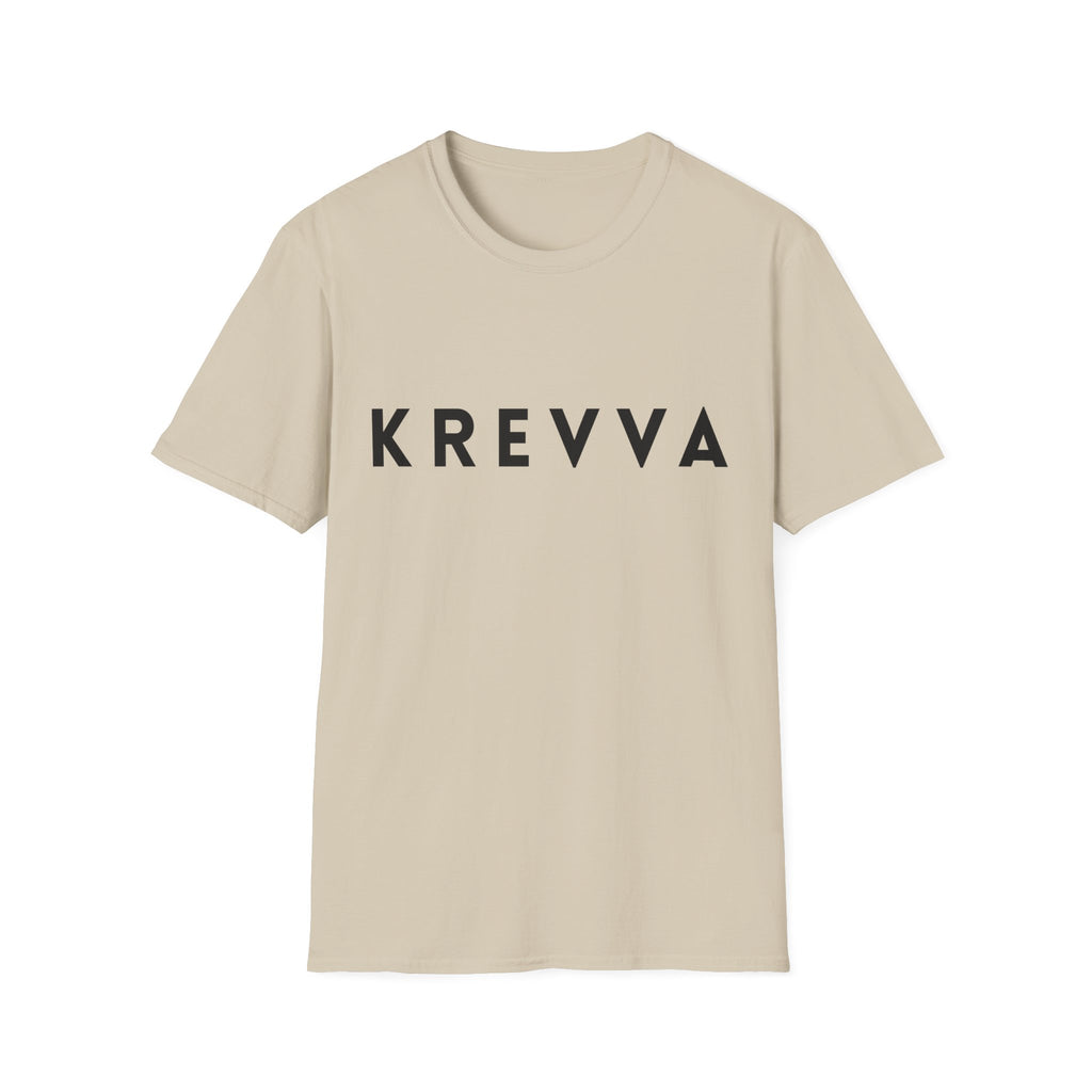 KREVVA Logo T-Shirt — Minimalist Bold Lettering Tee