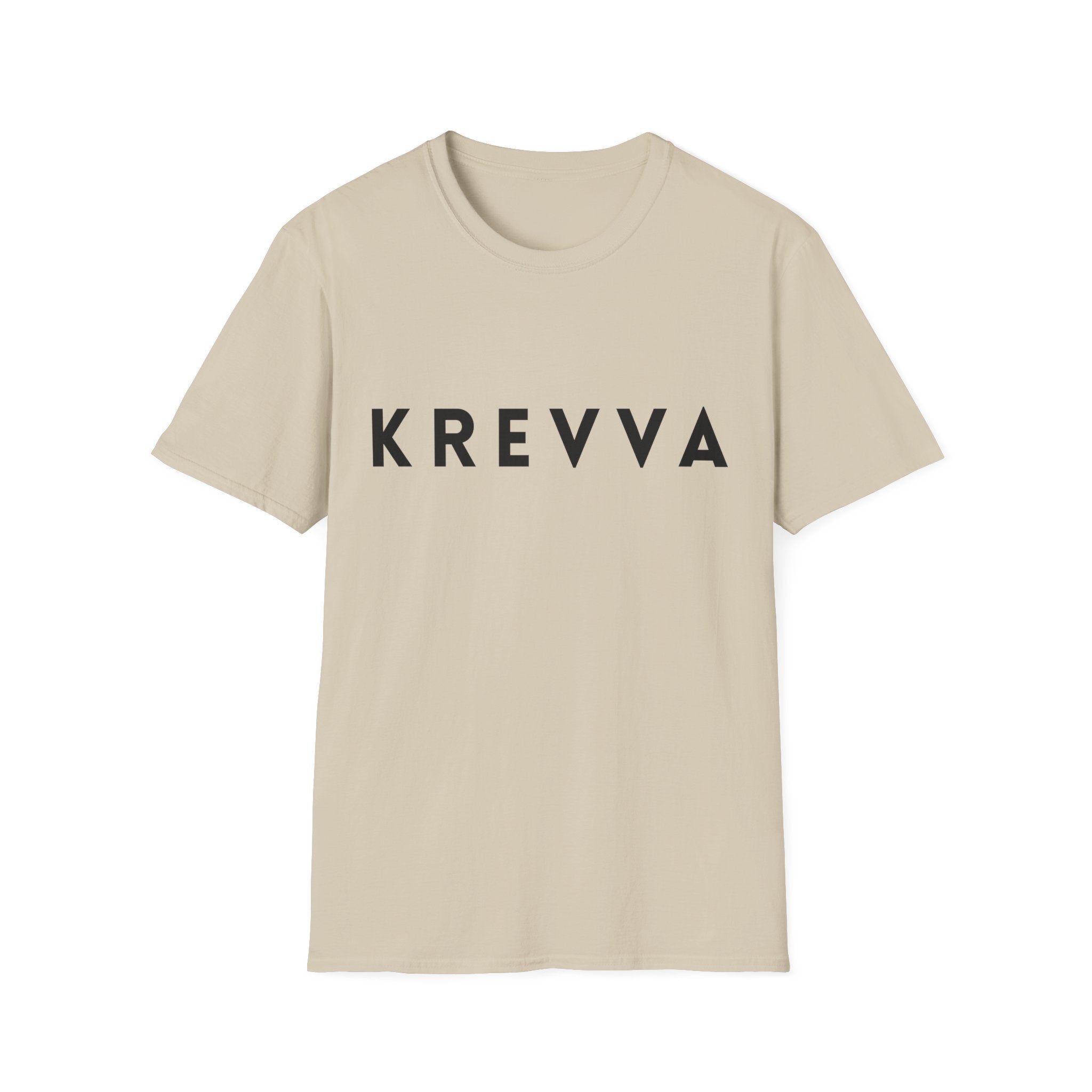 KREVVA Logo T-Shirt — Minimalist Bold Lettering Tee